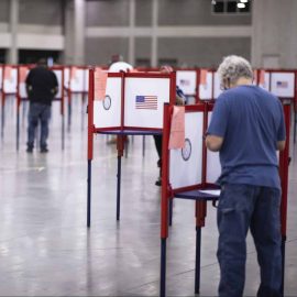 Voters cast their ballots during the primary election on June 23, 2020, in Louisville, Kentucky.